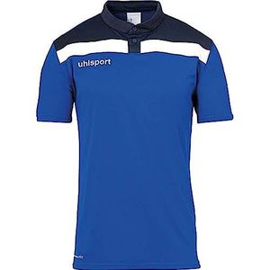 Uhlsport Offense 23 poloshirt voor heren, zwart/antraciet/wit, 4XL