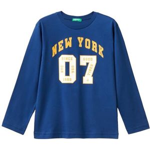 United Colors of Benetton T-shirt voor kinderen en jongeren, Blauw, 170