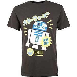 Recovered Star Wars Movie T-shirt - at-at Walker Retro Japans Design - Zwart - Officieel gelicenseerd - Vintage Stijl - Heren/Unisex, Zwart, XL