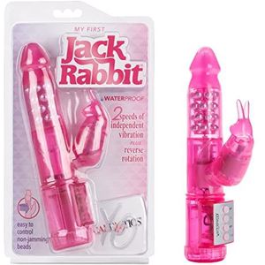 My First Jack Rabbit, vibrator met clitorisstimulatie, roze