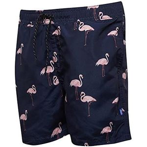 Jack & Jones Short di Bain Roses Garçon Staruba korte shorts, marine/flamants, 13 jaar kinderen, marine/flamants, 13 Jaar