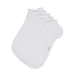 ESPRIT Heren Korte sokken Solid 5-Pack M SN Katoen Kort eenkleurig Multipack 5 Paren, Wit (White 2000), 40-46