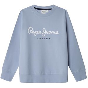 Pepe Jeans Boy's ART CREWNECK Sweatshirt, Blauw (DAZED BLUE), 4, Blauw (Dazed Blue), 4 jaar