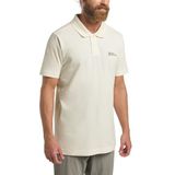 Jack Wolfskin Essential Polo M, Katoen wit, S