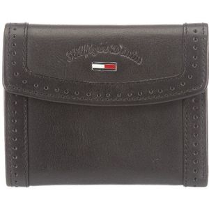 Hilfiger Denim VAYA SMALL Trifold Wallet EL56920997, dames portemonnees 13x11x4 cm (B x H x D), Schwarz (Black 990)
