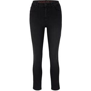 HUGO Dames 934_3 Jeans_Broeken, Black5, 31W/32L