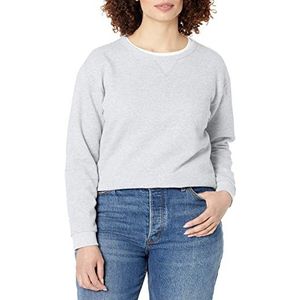 Hanes Dames Sweatshirt, Licht staal, XL