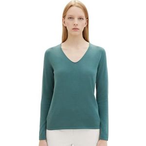 TOM TAILOR - 1012976 - Gebreide Trui - Zeedennengroen - Dames