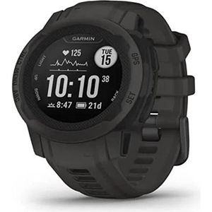 Garmin Instinct 2S — slanke GPS-smartwatch met een batterijduur tot 21 dagen, ontworpen voor slanke polsen, meer dan 40 sport-apps, slimme meldingen, trainingsstatus, slaapanalyse en meer, leigrijs