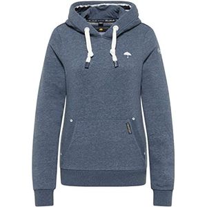 takelage dames hoodie, Rookmarine melange, XL