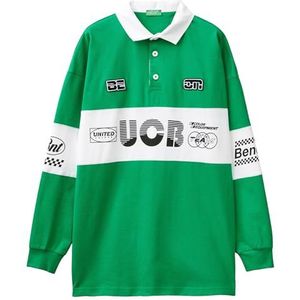 United Colors of Benetton Poloshirt voor volwassenen, uniseks, Groen, L