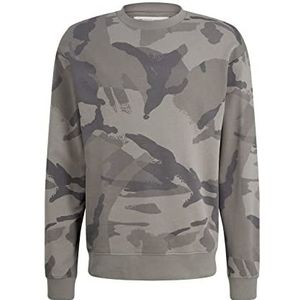 TOM TAILOR Denim Uomini Sweater met camouflagepatroon 1034142, 30829 - Grey Abstract Camou Print, L