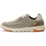 camel active Sneakers van canvas met lederen applicaties - Maat menswear-41 - Groen