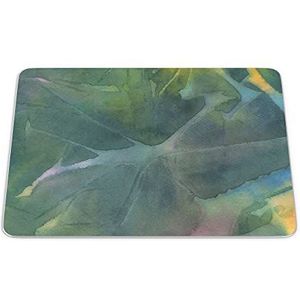 Bonamaison, Rechthoek digitaal bedrukte muismat, antislip onderkant, voor kantoor en thuis, afmetingen: 22x18 cm