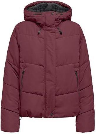 Only - ONLMAGGI LIFE SHORT PUFFER - Gewatteerde Jas - Cabernet
