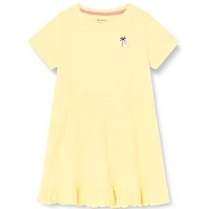 Noppies Kids Girls Dress Ester korte mouw, Banana Cream - N173, 110 cm