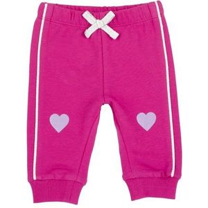 Chicco, Pantaloni Tuta Neonata, Comodi e alla Moda, con Vita Elasticizzata, Morbido Katoen, Wasbaar in Lavatrice, Abbigliamento Neonata 0-24 Mesi, Fuchsia (2), 3 Maanden