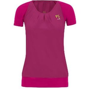 Karpos Cengia W T-shirt voor dames, Cherries Jubilee/Innuendo, L