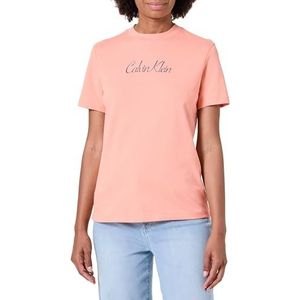 Calvin Klein Jeans Shirt '20s CLASSIC'  perzik / karmijnrood / wit