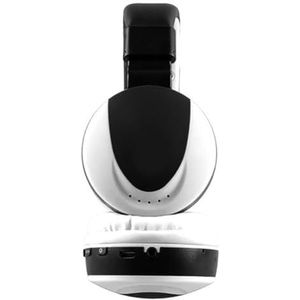 Draadloze bluetooth-hoofdtelefoon met microSD, FM-radio, microfoon en volumeregeling, ideaal voor muziekgenot en gesprekken.
