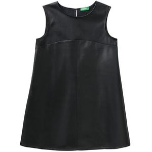 United Colors of Benetton Jurk voor meisjes en meisjes, Zwart 100, 140 cm