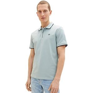 TOM TAILOR Uomini Poloshirt 1036961, 28129 - light ice blue, XS
