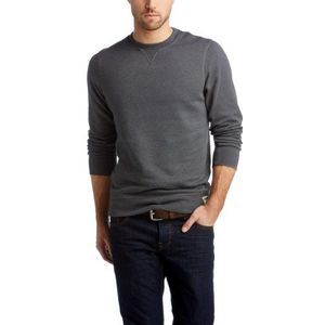 ESPRIT Heren sweatshirt slim fit 123EE2J001, grijs (077 antraciet grijs melange), 48