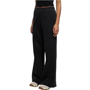 Urban Classics Organic Ultra Wide Sweat Pants voor dames, zwart, 4XL
