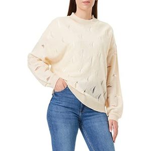 Taifun Dames 272041-15412 Pullover Champagne, 48