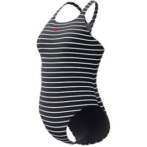 SPEEDO - Médalist - Badpak - Zwart/Wit - Polyester