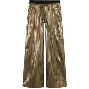 NAME IT Meisjes Nkfritallica Wide Pb broek, Gouden kleur, 116