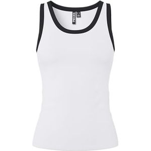 Top - PCMAY - Blousetop - Effen - Mouwloos - Slanke Pasvorm