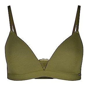 Skiny Dames Triangel gewatteerde CottonLace Essentials, Bay Leaf, 85C