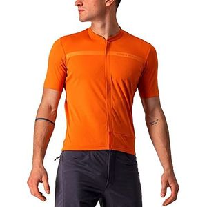 CASTELLI Unlimited AR Jrs lang shirt voor heren, Orange Rust, XXL