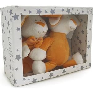 Duffi baby dou en pluche dier, kleur oranje Master Baby Home, S.L. 5529-03