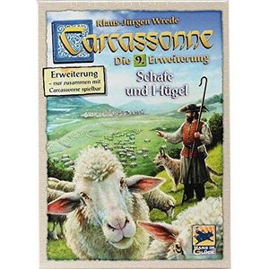 Asmodee Hans im GlÃ¼ck | Carcassonne - schapen en heuvels | 9e uitbreiding | familiespel | bordspel | 2-6 spelers | vanaf 7+ jaar | 40+ minuten | Duits