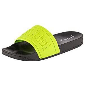 Gianni Kavanagh Neon Green Kavanagh Sliders, damessandalen, maat 39