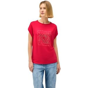 Cecil - T-shirt - Glazed Apple Red - Glitterprint