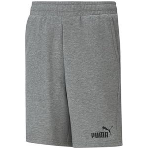 PUMA Ess Gebreide shorts voor jongens, middengrijs gemêleerd, 3-4 ans