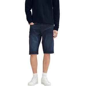 TOM TAILOR Uomini Jeans bermuda shorts 1029771, 10282 - Dark Stone Wash Denim, 31