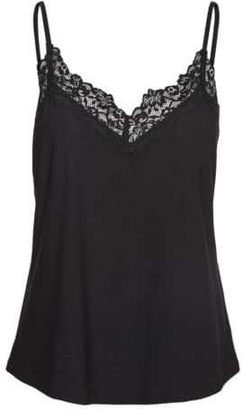 VERO MODA VMMILLA Singlet GA VO Petite NOOS, zwart, XS