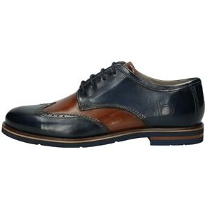 bugatti Heren Caleo ExKo Business Lace Shoe, blauw, 41 EU, blauw, 41 EU