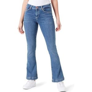 LTB Jeans - Dames - Fallon - Mid Waist - Flared Leg Jeans - Broek, Kalea Wash 55074, 26W / 32L