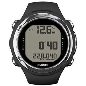 Suunto Dive Unisex volwassenen D4I sporthorloge, zwart, één maat