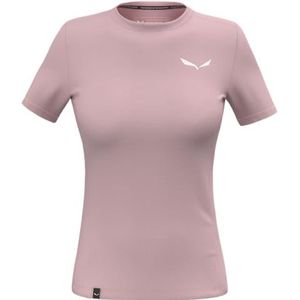 Salewa - Puez Dry T-shirt - Korte Mouwen - Zwart - Technisch Materiaal