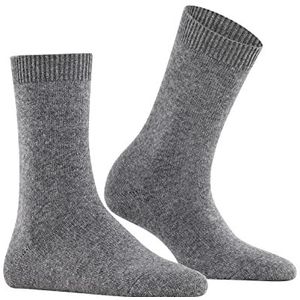 FALKE Dames Sokken Cosy Wool W SO Wol Kasjmier eenkleurig 1 Paar, Grijs (Greymix 3399), 35-38