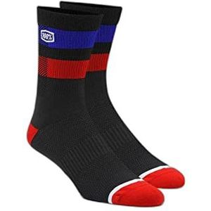 100% CASUAL FLOW Performance MTB Socks Black - L/XL