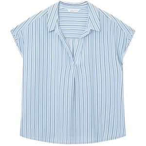 Springfield Bedrukte viscose shorts, mouwen, Wit, 32