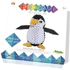 CreativaMente 721 Creagami Pinguino Modulaire Origami creatief spel, meerkleurig