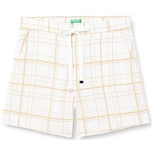 United Colors of Benetton Bermuda 4O5XD900X Shorts, Wit Roze 84T, M Dames, wit roze 84 t, M